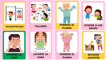 Flashcards para Rutinas