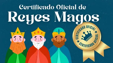 Certificado de los Reyes Magos